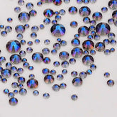 Mixed Sizes Violet Effect Glass FlatBack Rhinestones For Nail Art WholesaleRhinestone